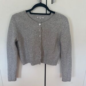 Reformation Cashmere Gray Women's Cardigan